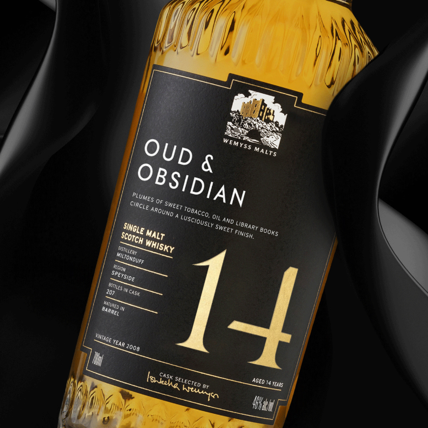 Oud & Obsidian | 14 YO Miltonduff | 70cl