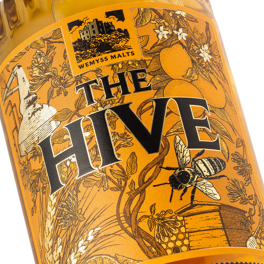 The Hive label up close
